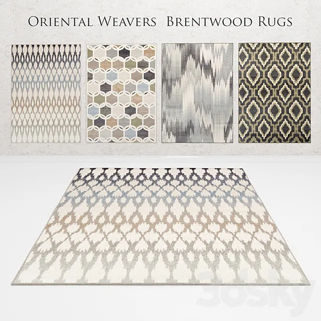 Oriental Weavers Brentwood Rugs 3D Model Oriental Weavers Brentwood Rugs 3D Model
