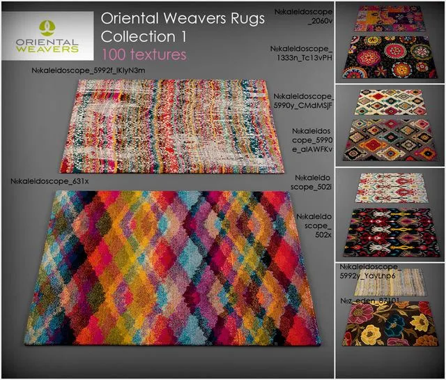 Oriental Weavers rugs1 3D Model Oriental Weavers rugs1 3D Model