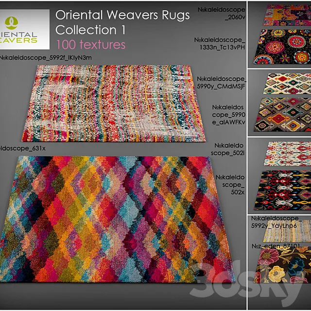 Oriental Weavers rugs1 3DModel Oriental Weavers rugs1 3DModel