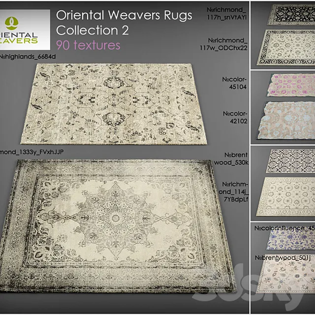 Oriental Weavers rugs2 3D Model Oriental Weavers rugs2 3D Model