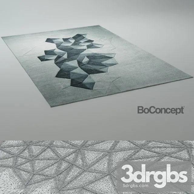 Origami Carpets Boconcept 3D Model Download