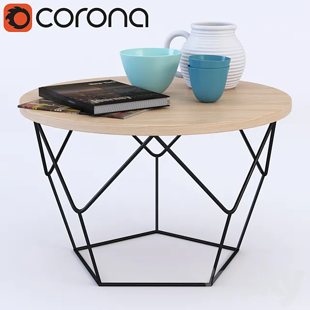 Origami Coffee Table 3DModel