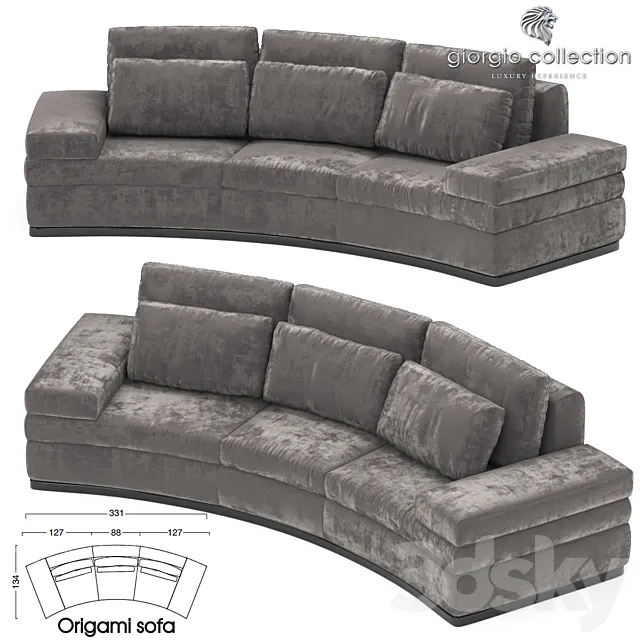 Origami GIORGIO COLLECTION 3D Model Origami GIORGIO COLLECTION 3D Model