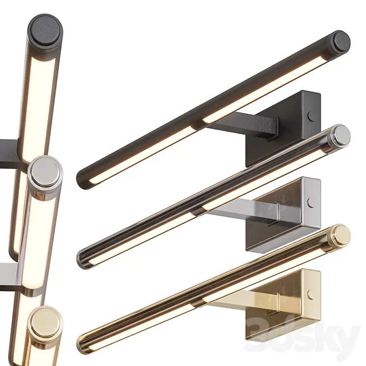 Original BTC Cooper Picture Light Long 3D Model Original BTC Cooper Picture Light Long 3D Model