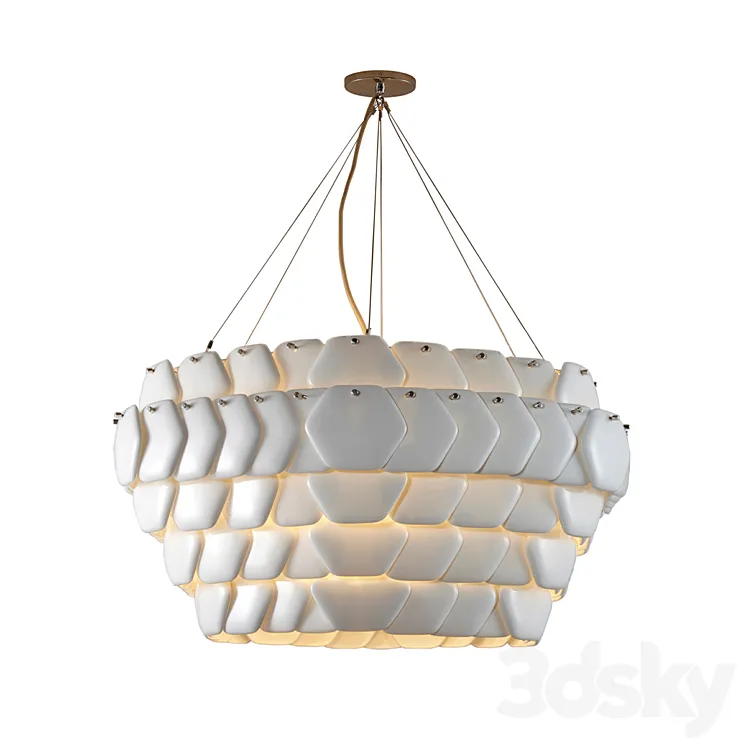 Original Btc Pendant Lamp Cranton Hexagonal 3D Model Free Download
