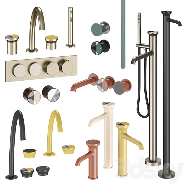 Original Gessi | Faucets 3D Model Original Gessi | Faucets 3D Model