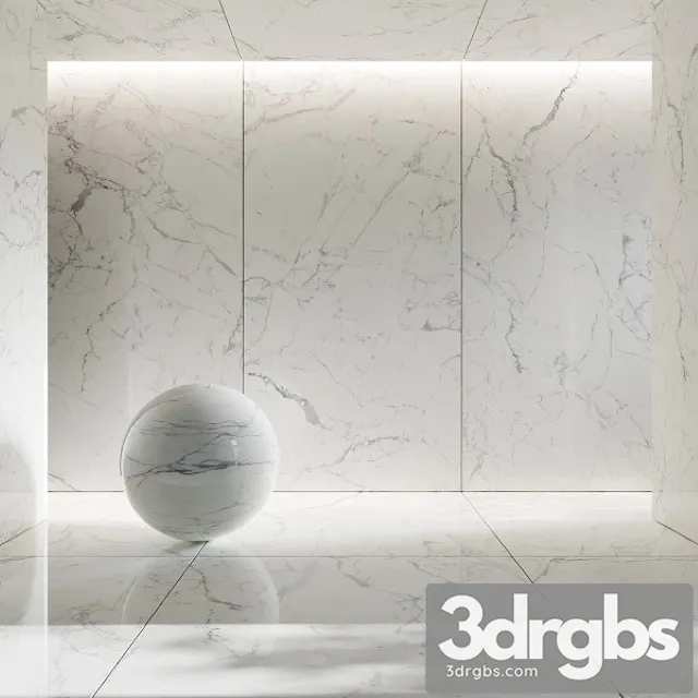 Origines Blanc Porcelain Tiles 3D Model Download