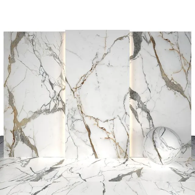 Origines Gold Marble 02 3D Model