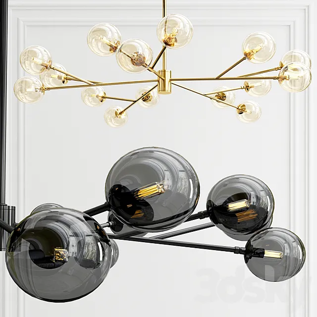 Orion 15 Light Pendant 3D Model