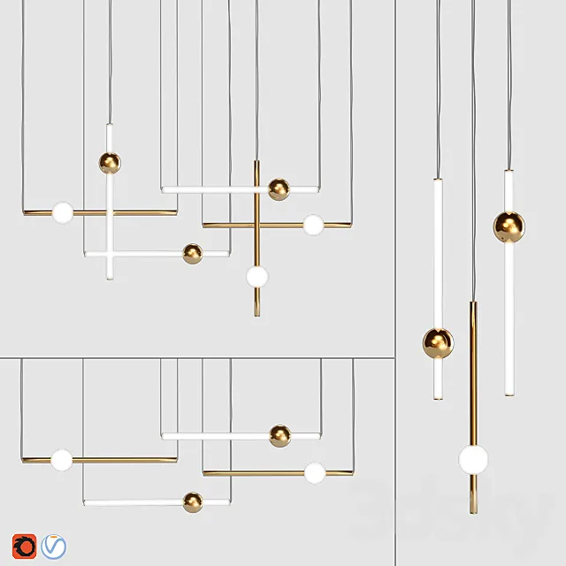 Orion light (Set 2) 3D Model