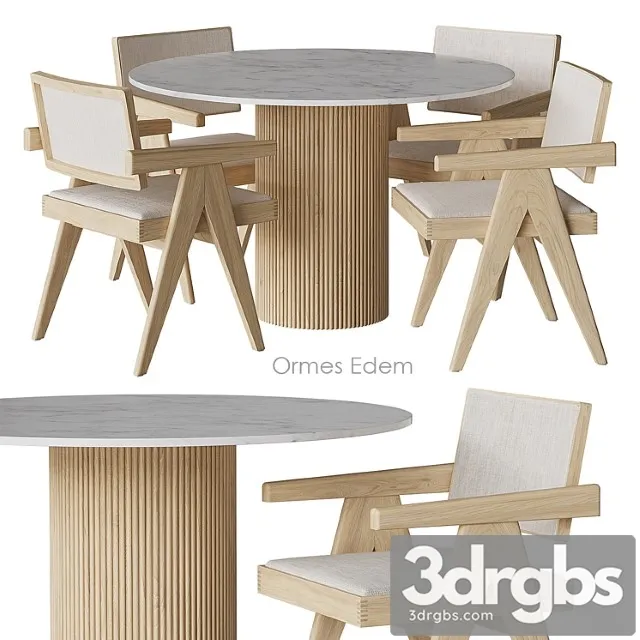 Ormes Edem Stol I Stulia Ot Cosmo 3D Model Download