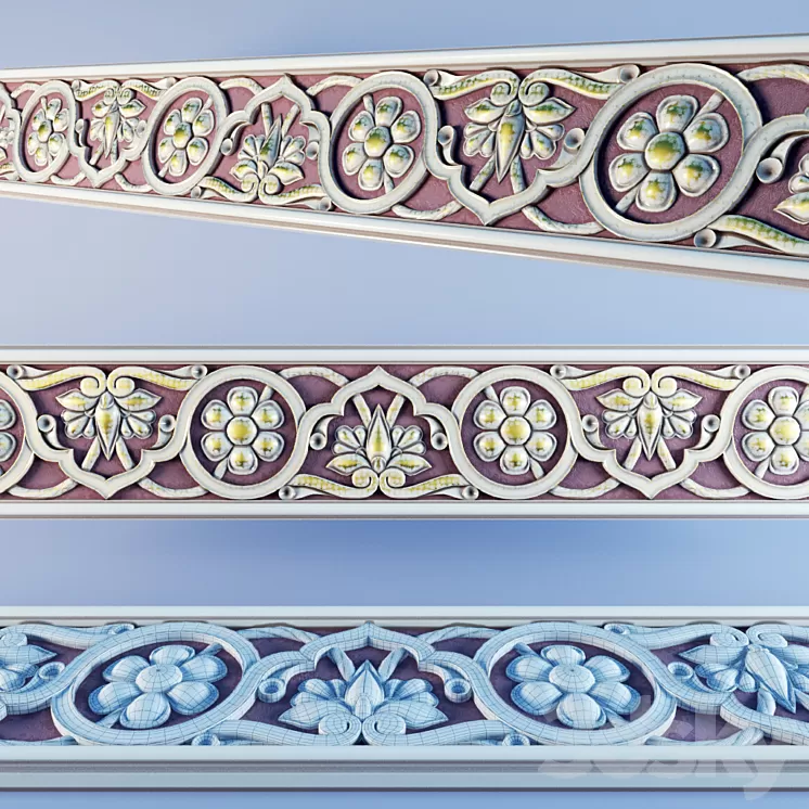 Ornament Number 5 3D Model Ornament Number 5 3D Model