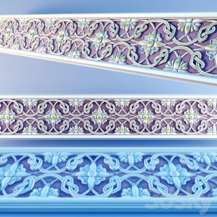 Ornament number 8 3D Model Ornament number 8 3D Model