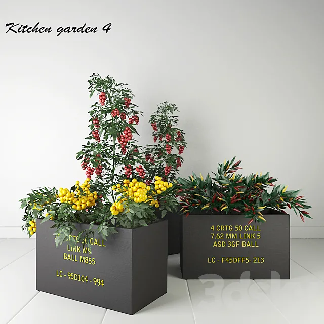 Ornamental garden # 4 3DModel Ornamental garden # 4 3DModel