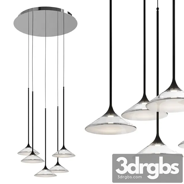 Orsa Multipoint Pendant Light By Artemide 3D Model Download
