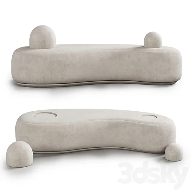 Orsetto 04 Sofa by Studiotwentyseven 3D Model