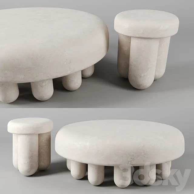 Orsetto tables by Kolkhoze 3DModel