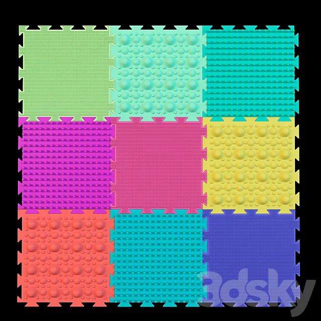 Orthopedic mats for children 3DModel Orthopedic mats for children 3DModel