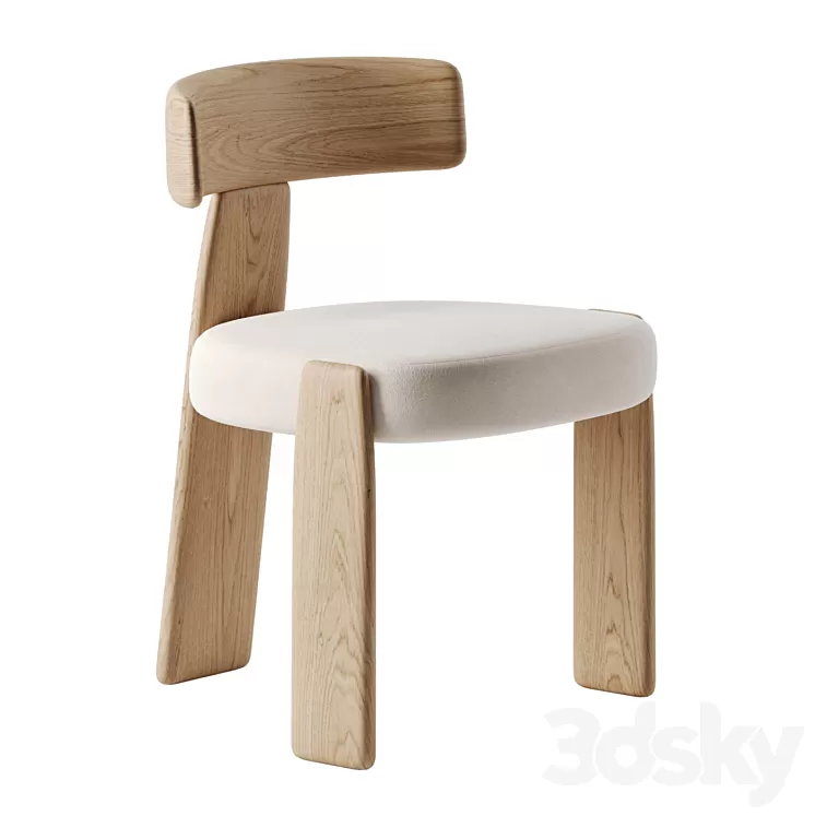 Oru chair by Andreu World 3D Model Free Download