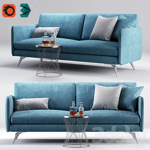 Osaka sofa 3D Model