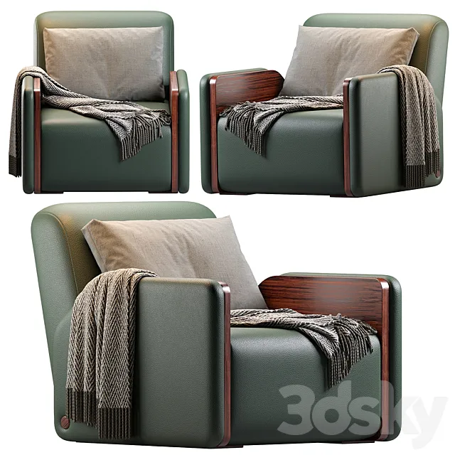 OSCAR Armchair 3D Model OSCAR Armchair 3D Model