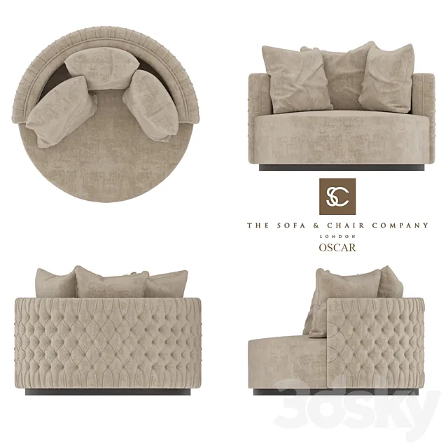 OSCAR Occasional Chair 3DModel