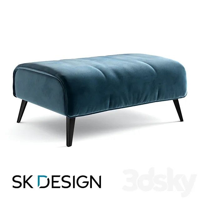 Oscar pouf 3D Model Oscar pouf 3D Model