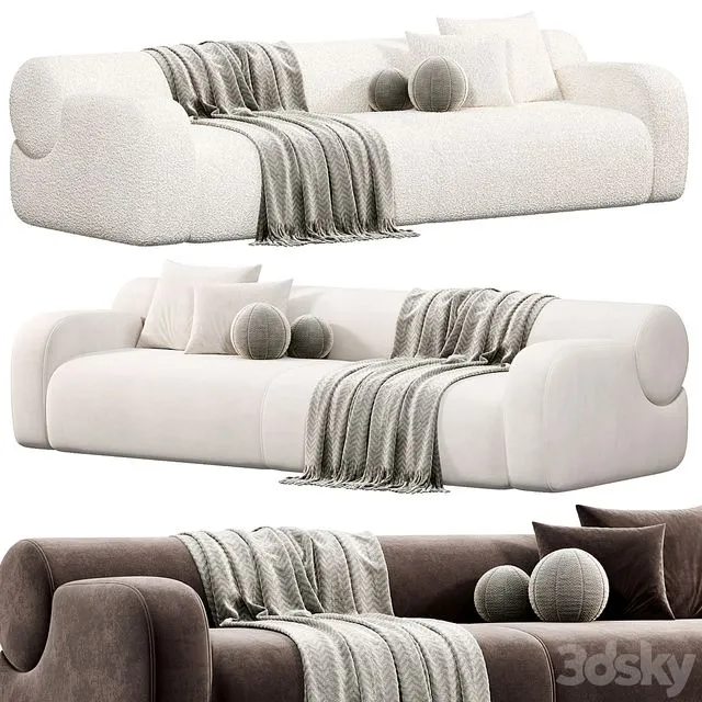 Oscar Sofa By Meridiani 3D Model Oscar Sofa By Meridiani 3D Model