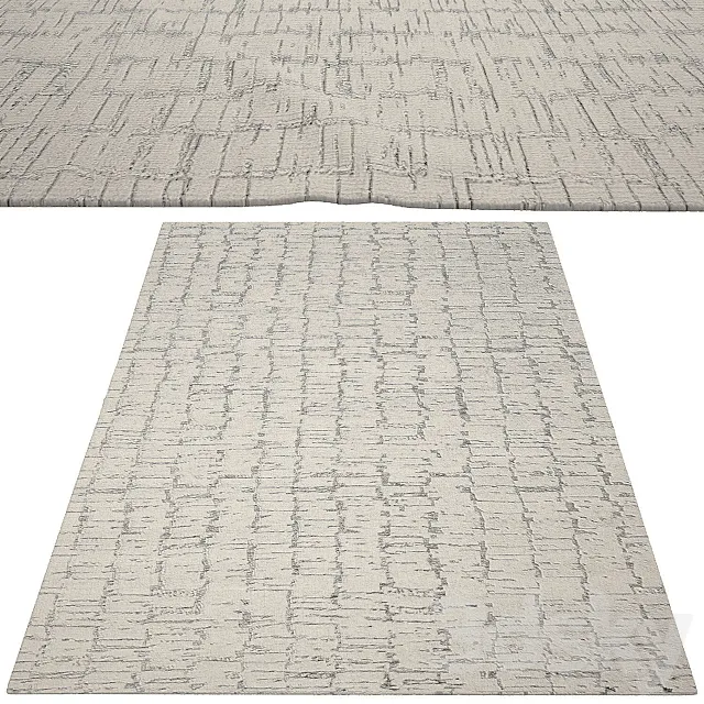 Oscillo Hand-Knotted Rug from Rh 3D Model Oscillo Hand-Knotted Rug from Rh 3D Model