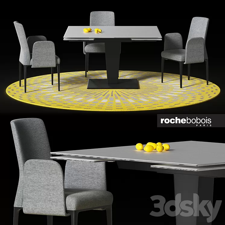OSIRIS DINING TABLE \/ AIDA BRIDGE 3D Model OSIRIS DINING TABLE \/ AIDA BRIDGE 3D Model