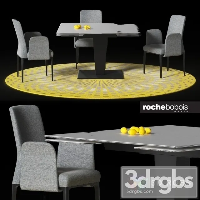 Osiris Dining Table Fin 3D Model Download