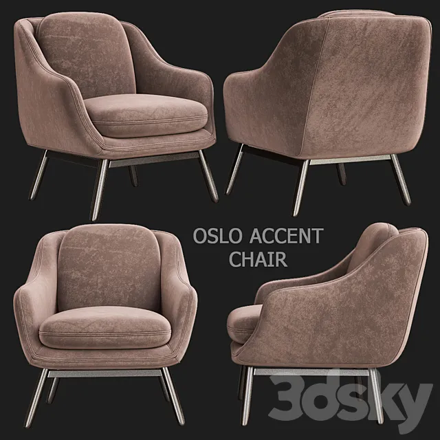 Oslo accent chair 3DModel
