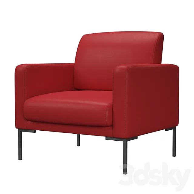 Oslo armchair 3D Model
