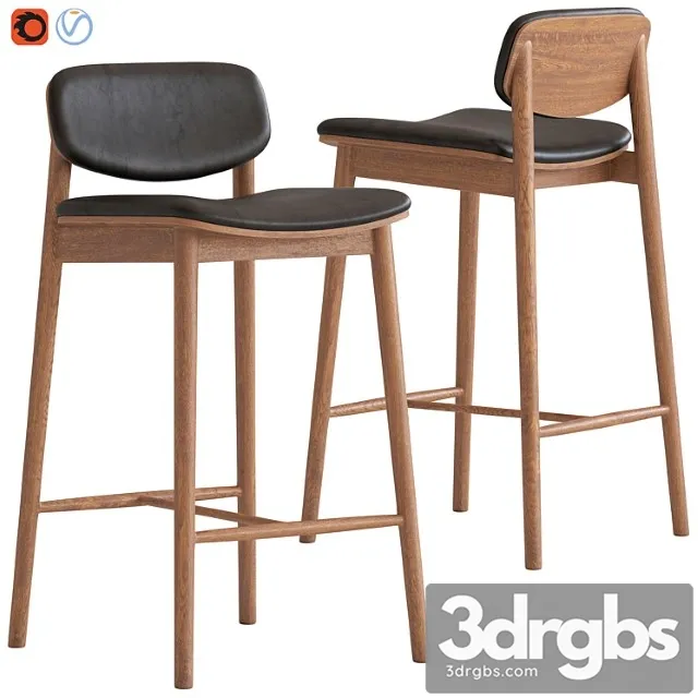 Oslo home landaux barstool 2 3D Model Download Oslo home landaux barstool 2 3D Model Download