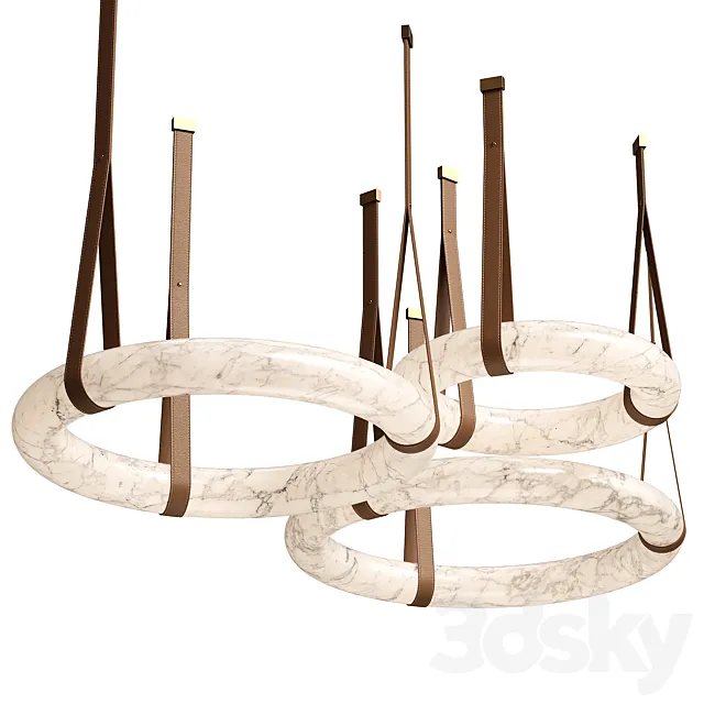 Oslo L3P Pendant Light 3D Model Oslo L3P Pendant Light 3D Model