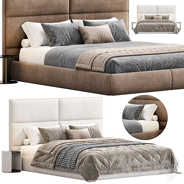 Oslo Pro 160 Bed 3D Model Oslo Pro 160 Bed 3D Model