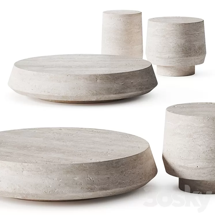 Osminin Studio Timeless Coffee Tables 3D Model Free Download