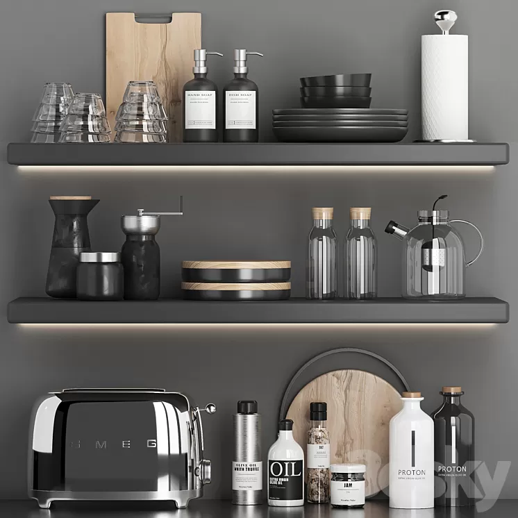 other kitchen accessories 37 3D Model Free Download