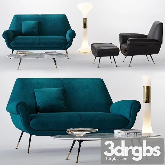 Other Minotti albert set 3D Model Download