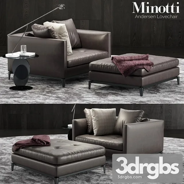 Other Minotti andersen lovechair 3D Model Download
