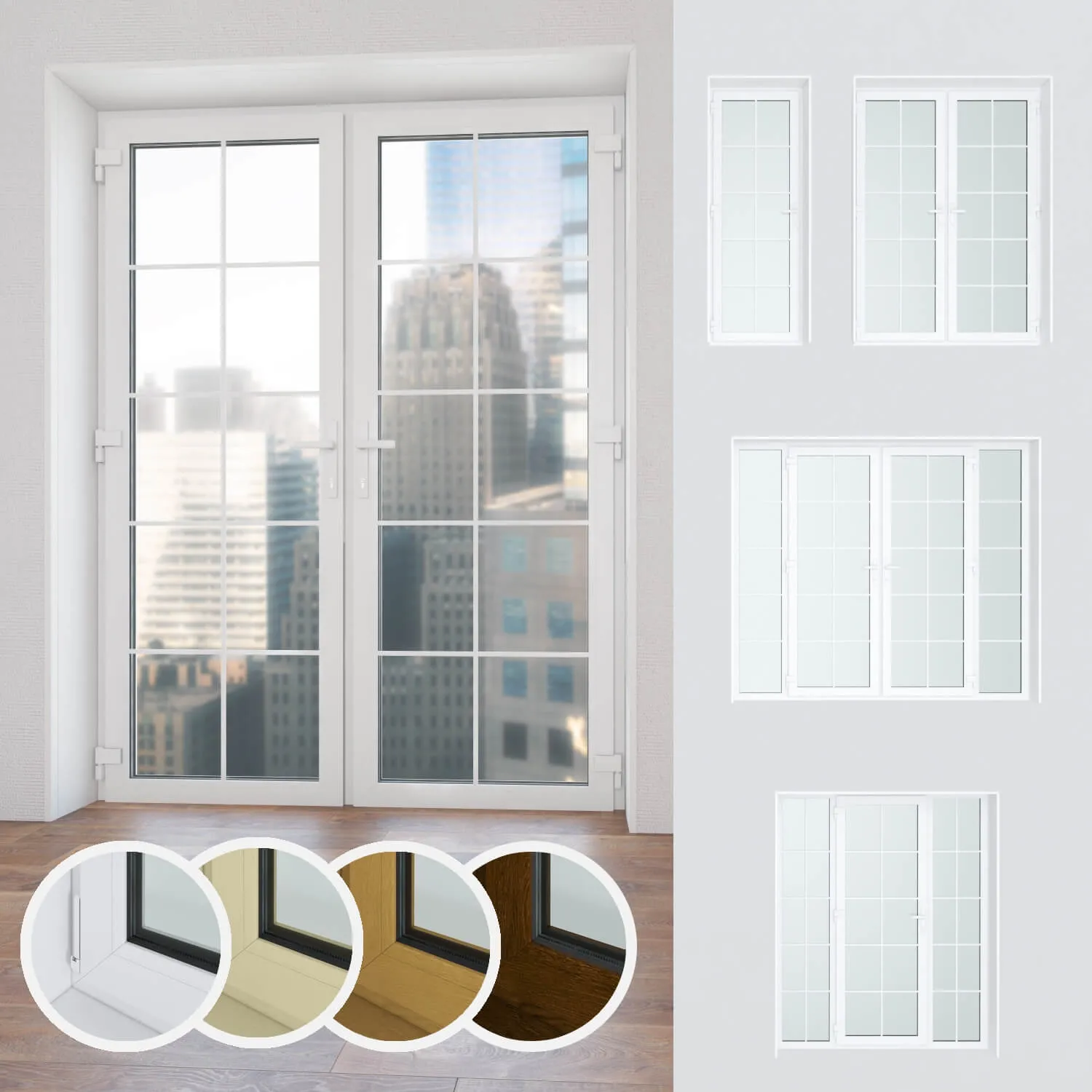 other-models – A set of plastic windows 15 3D Model