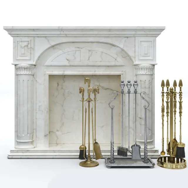 other-models – Accessories for the fireplace 3D Model