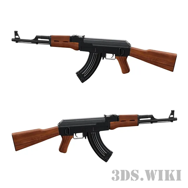 other-models – AK74 assault rifle 3D Model