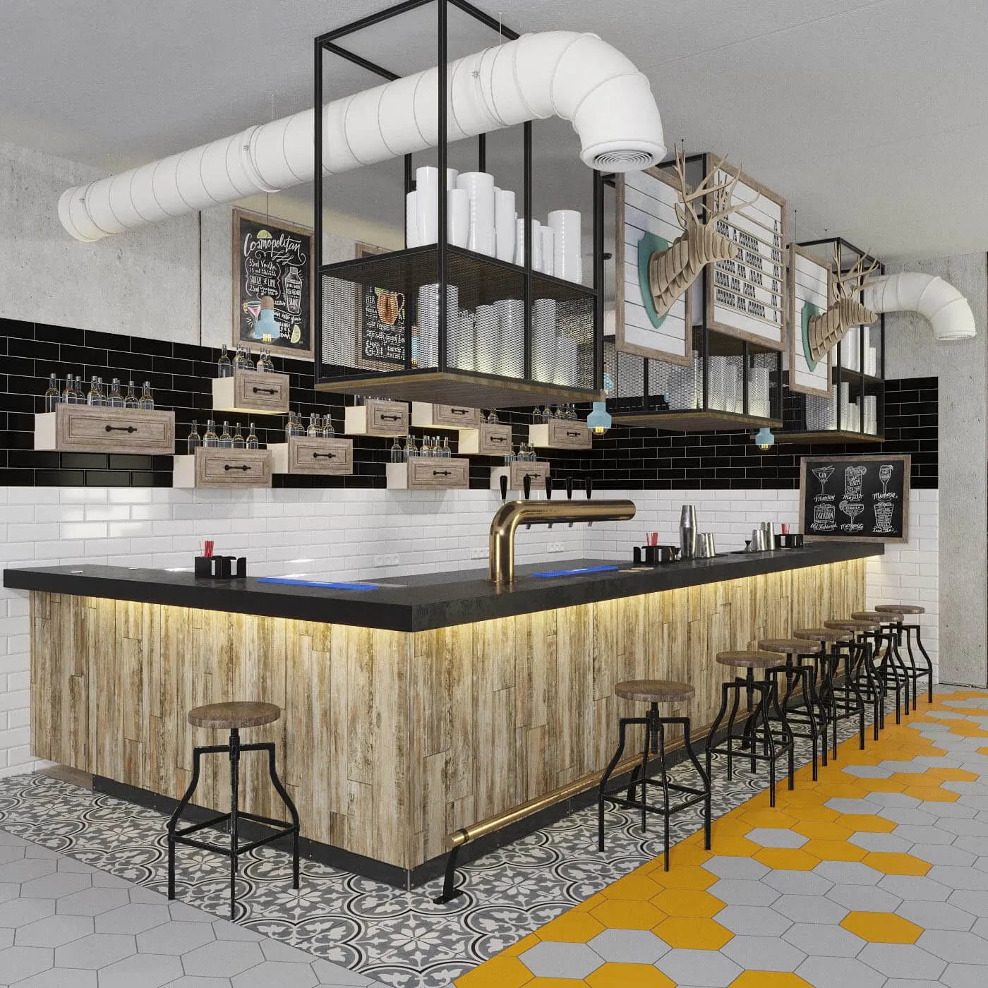 other-models – Bar counter 111 3D Model