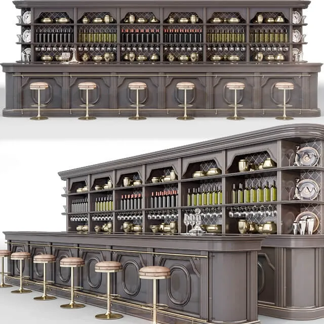 other-models – Bar reception desk 3D Model