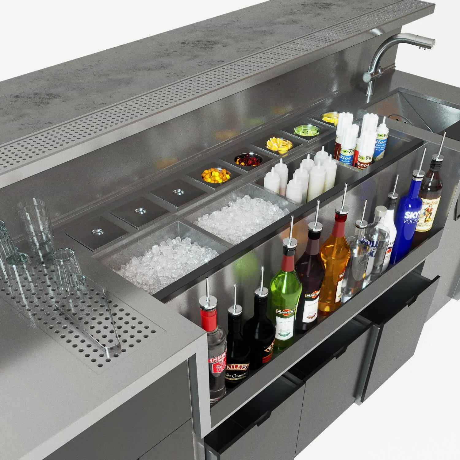 other-models – Bar station 3D Model