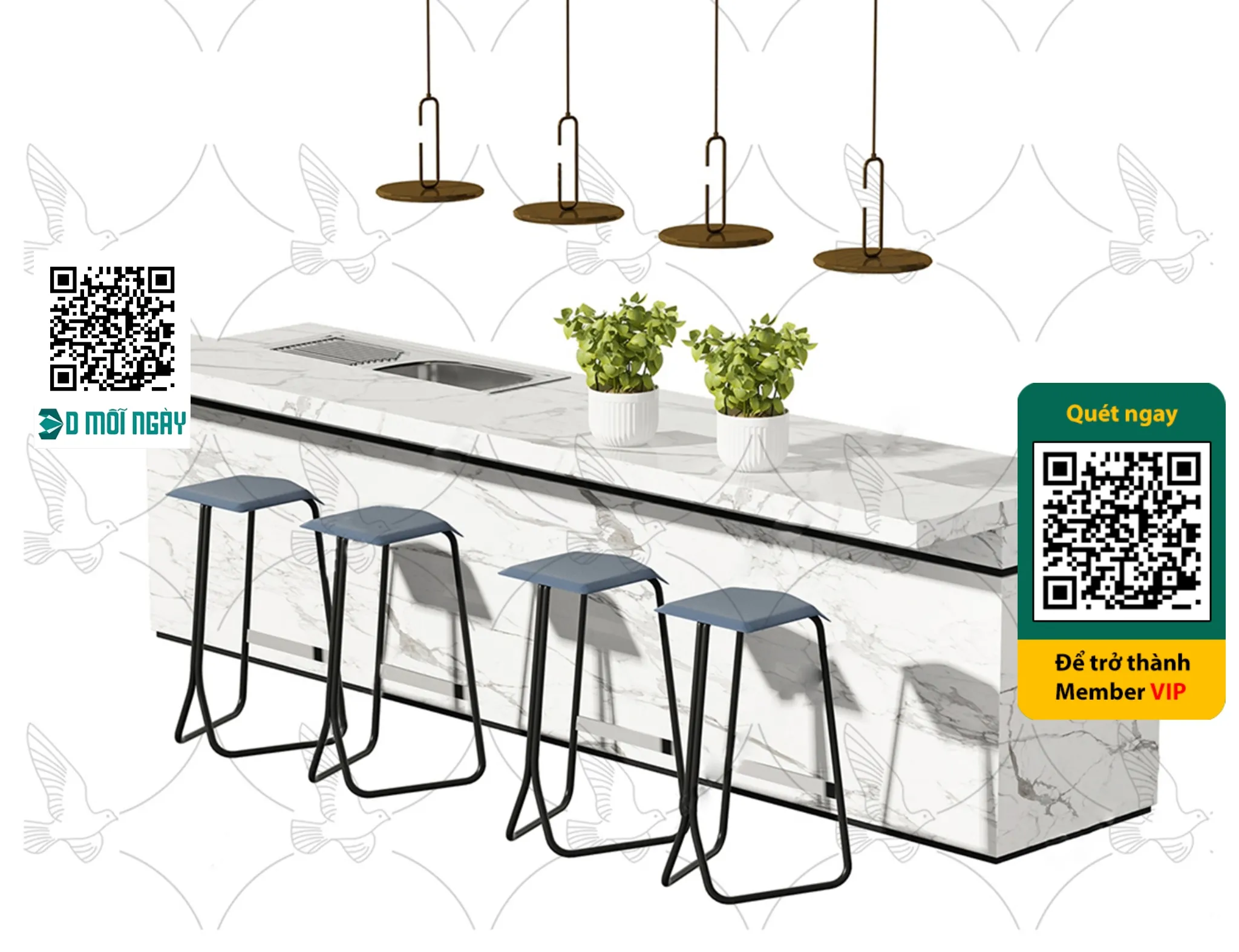 OTHER MODELS – BAR – VRAY / CORONA – 3D MODEL – 4057