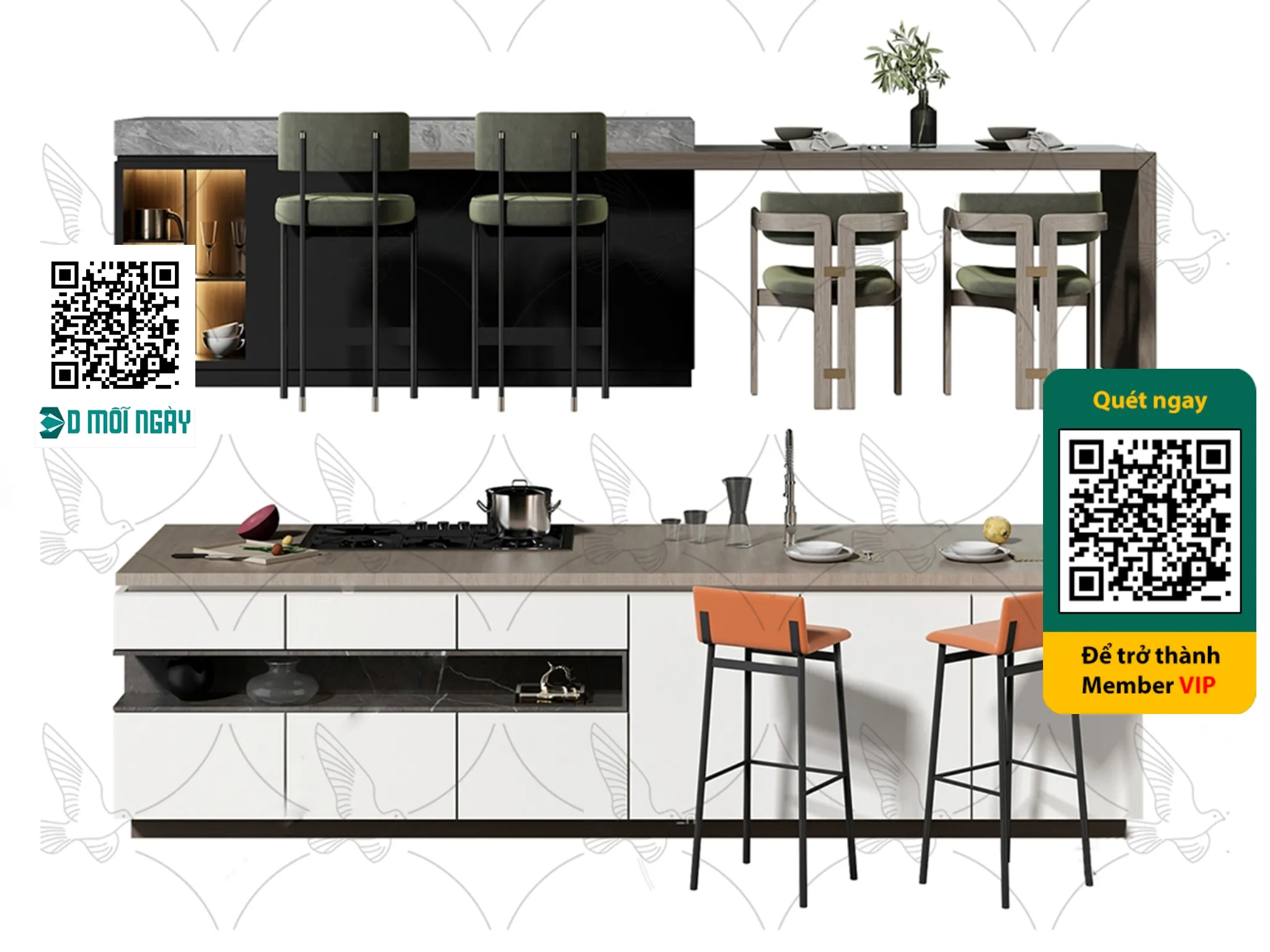 OTHER MODELS – BAR – VRAY / CORONA – 3D MODEL – 4058