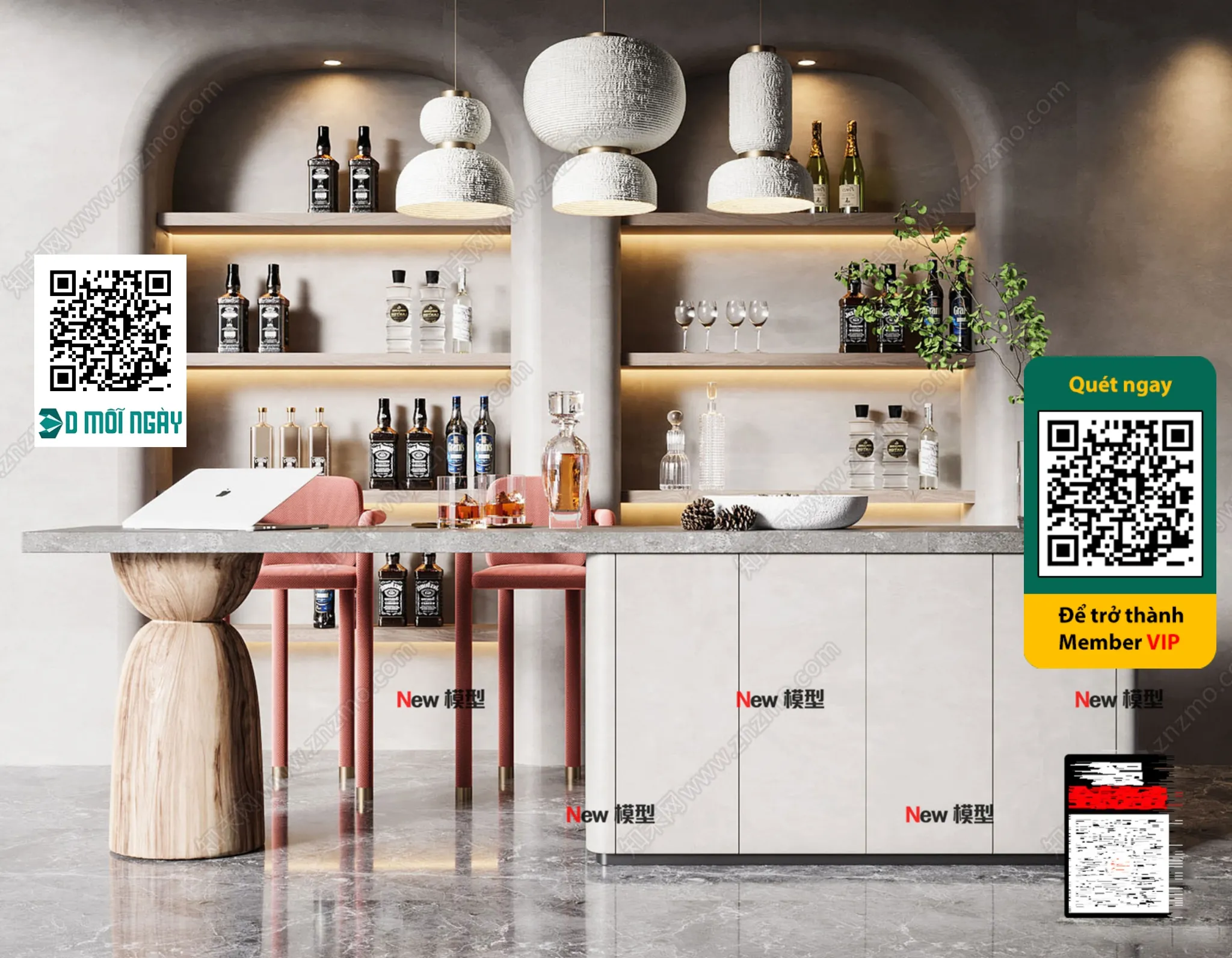 OTHER MODELS – BAR – VRAY / CORONA – 3D MODEL – 4857