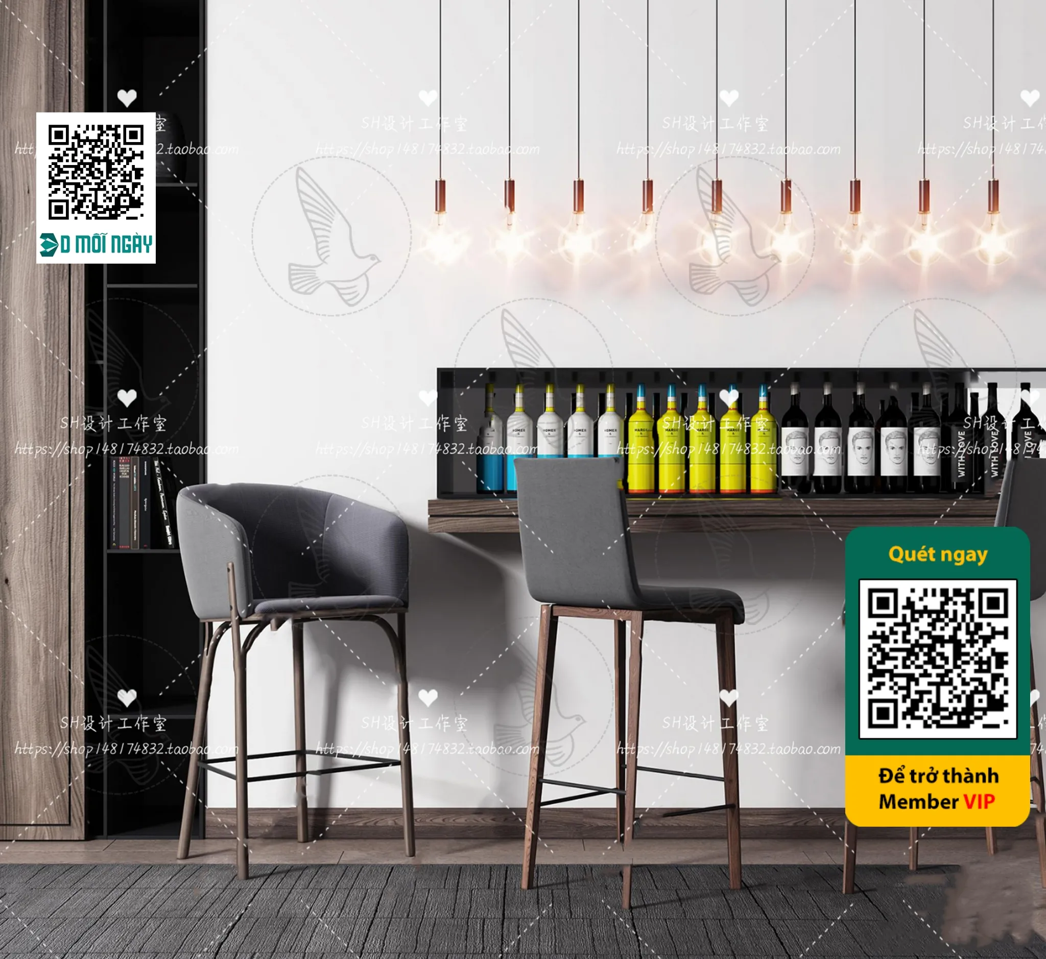 OTHER MODELS – BAR – VRAY / CORONA – 3D MODEL – 5342